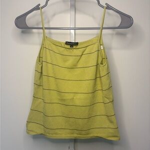 Pedro del Hierro Pistachio Green Striped Camisole Tank P